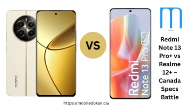 Redmi Note 13 Pro+ vs Realme 12+ – Canada Specs Battle