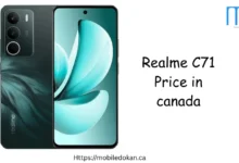 Realme C71 Price in canada